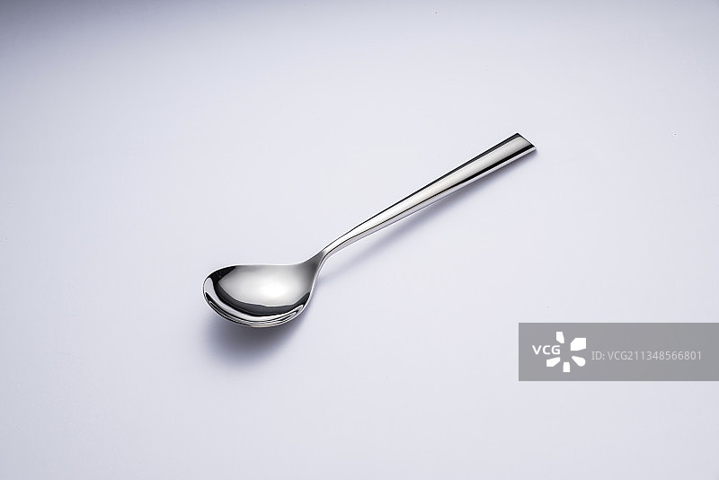 高档不锈钢西餐具勺子图片素材