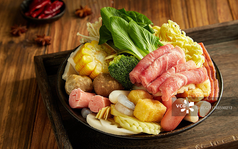 麻辣烫食材场景图图片素材