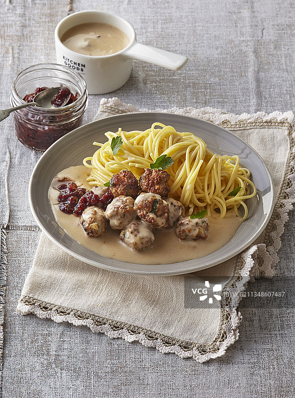 宜家风味肉丸图片素材