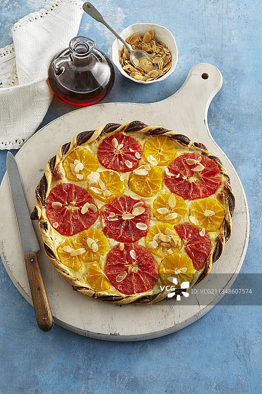 柑橘千层酥饼图片素材