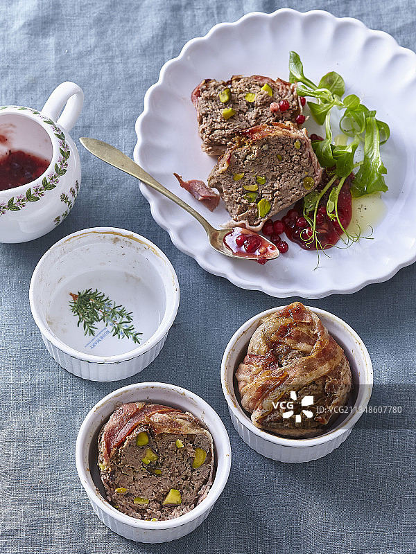 开心果蔓越莓酱鹿肉酱图片素材