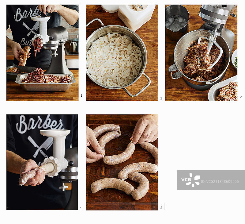 自制香肠图片素材