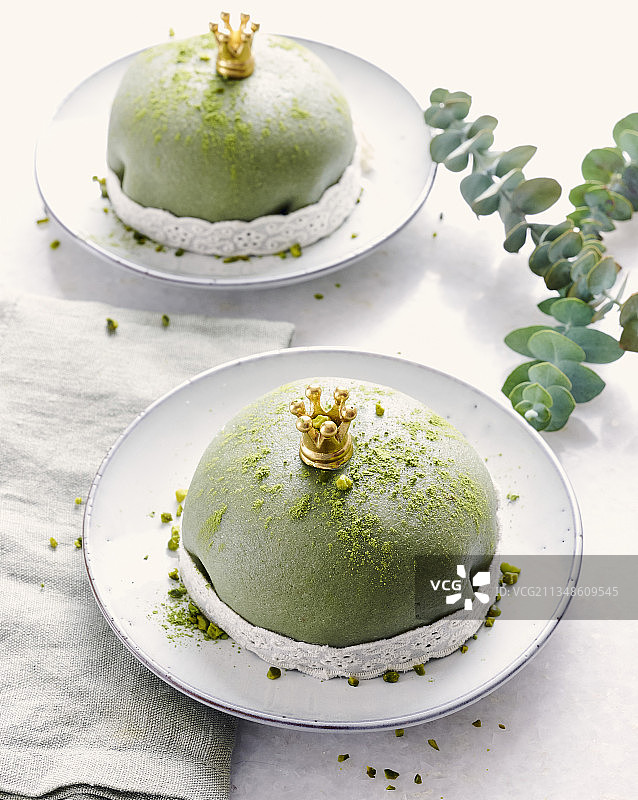 抹茶茶王子挞图片素材