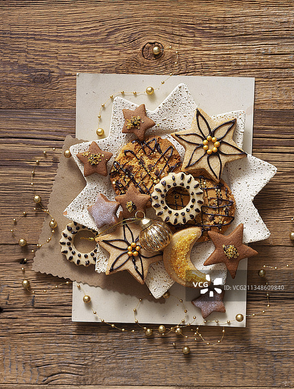 饼干的各种款式图片素材