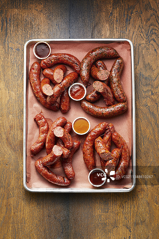 自制烧烤香肠图片素材