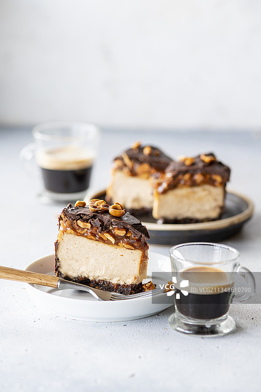 士力架芝士蛋糕图片素材
