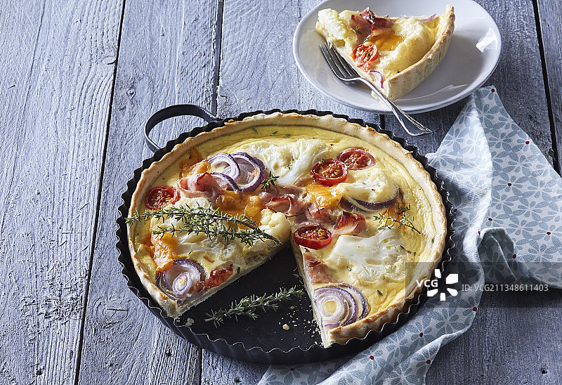 花椰菜 quiche图片素材