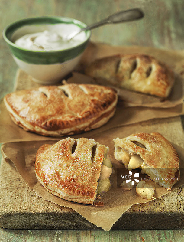 苹果奶油酥图片素材