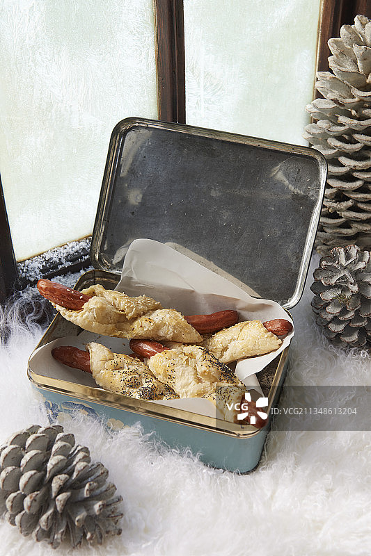 迷你香肠酥图片素材