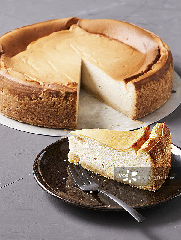 纯素芝士蛋糕图片素材