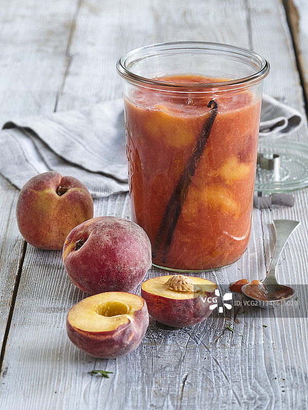 桃子果酱图片素材