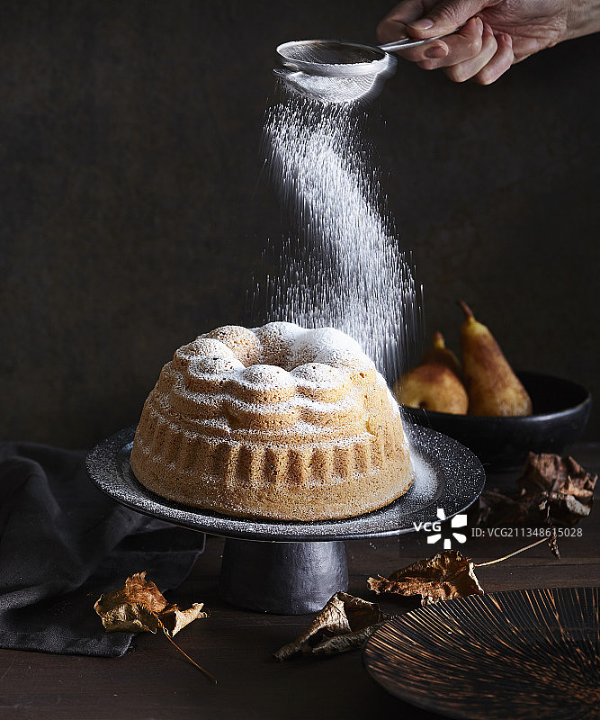 梨子花式面包图片素材