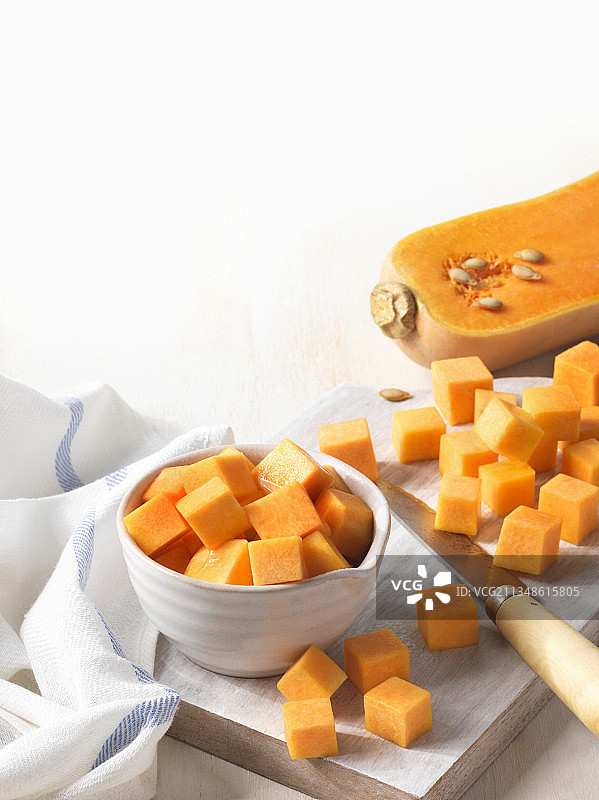 块状冬南瓜图片素材