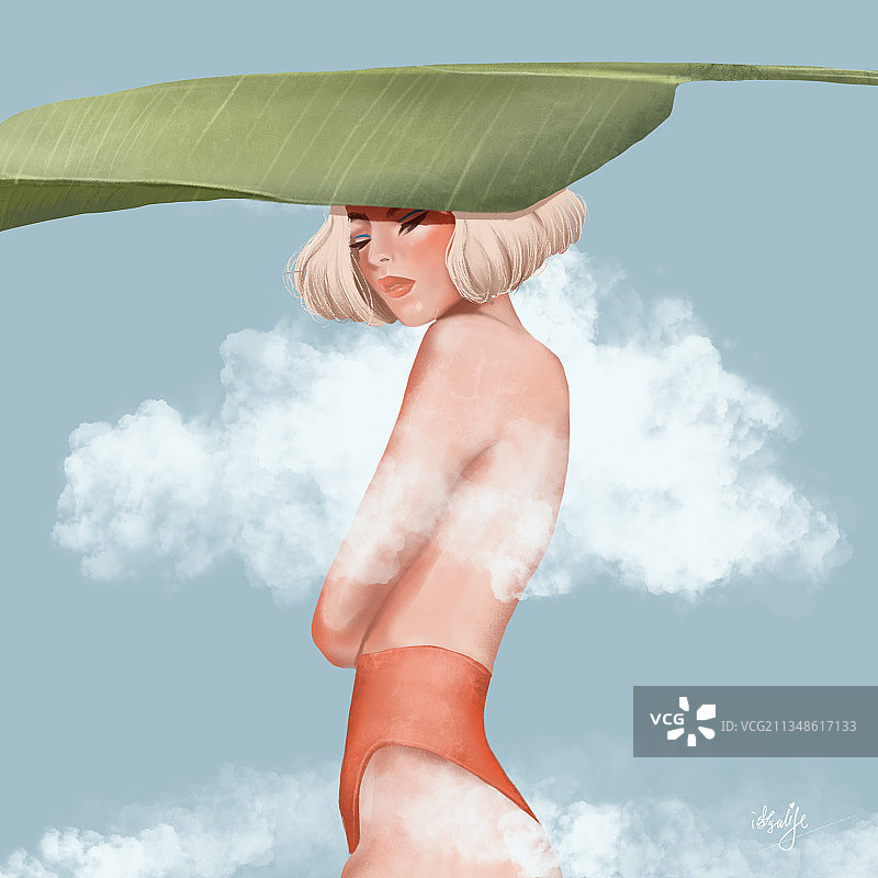 云端想象图片素材