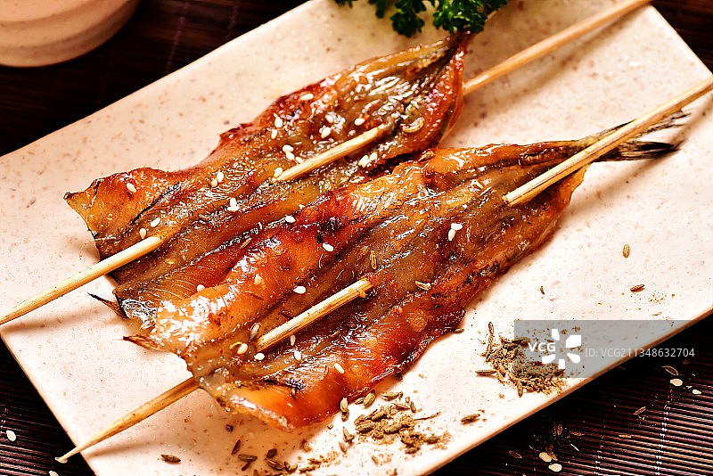 烤鱼片 秘制烤鱼图片素材
