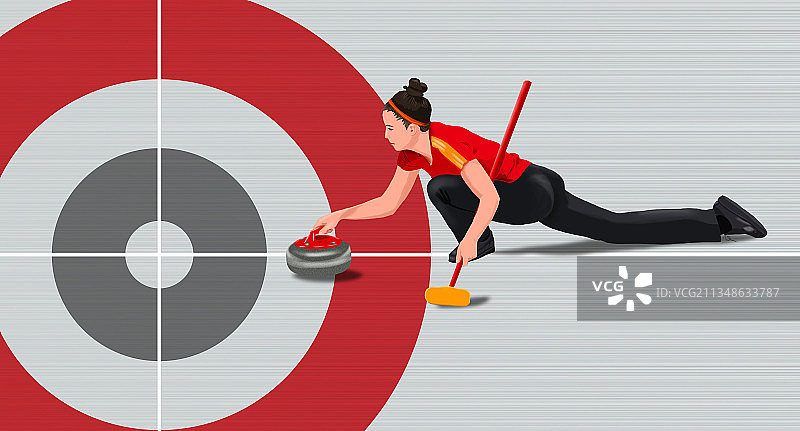 冰壶比赛图片素材