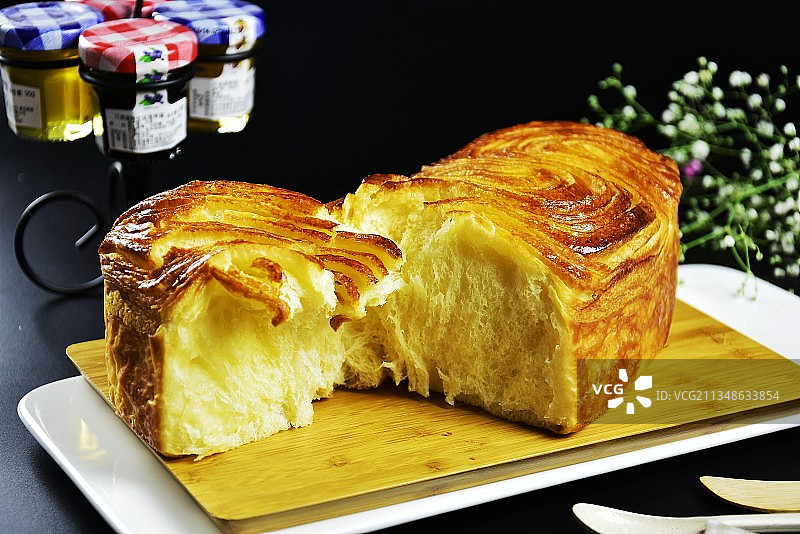 手撕面包图片素材