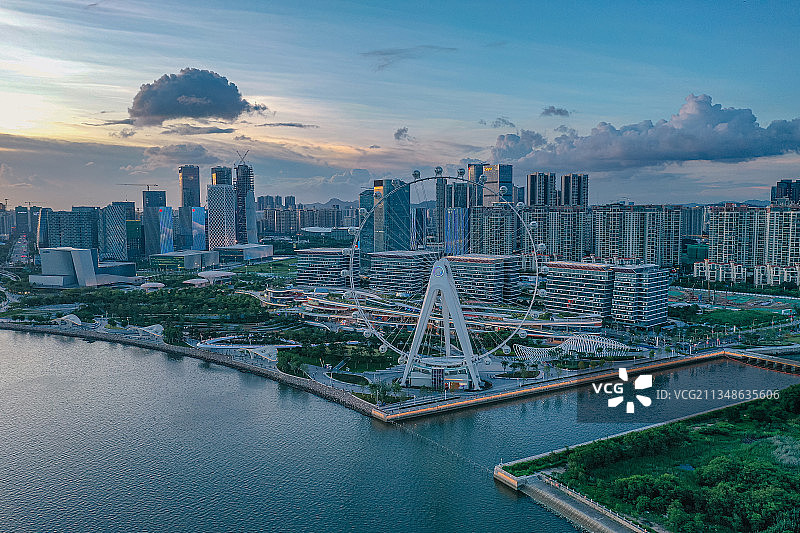 前海金融湾区图片素材