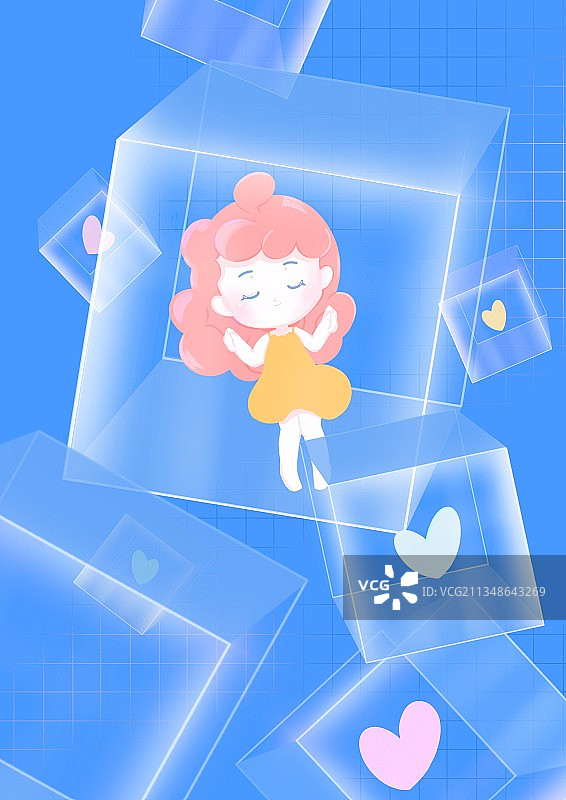 虚幻世界的真心图片素材