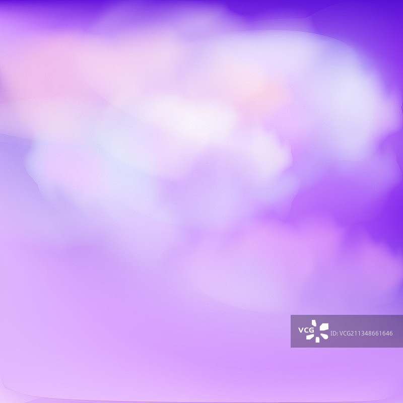 梦幻浅紫色逼真天空模板图片素材