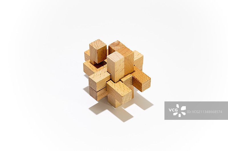 鲁班锁图片素材