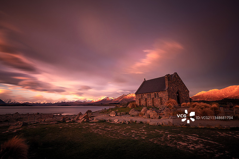 善良的牧羊人教堂图片素材