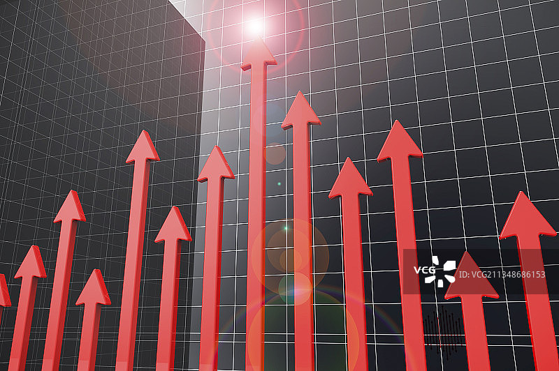 高速增长金融概念图图片素材