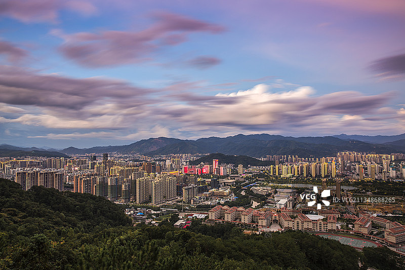 龙岩市,CBD,城市风光,天际线,全景图片素材
