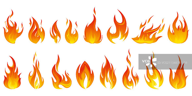 火焰图标合集图片素材