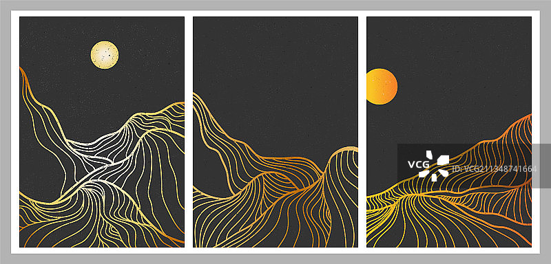 创意简约现代线条艺术印刷素材图片素材