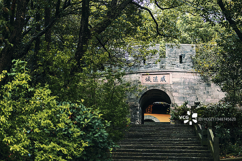 招宝山威远城图片素材