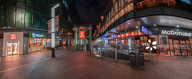 上海永新坊夜景图片素材