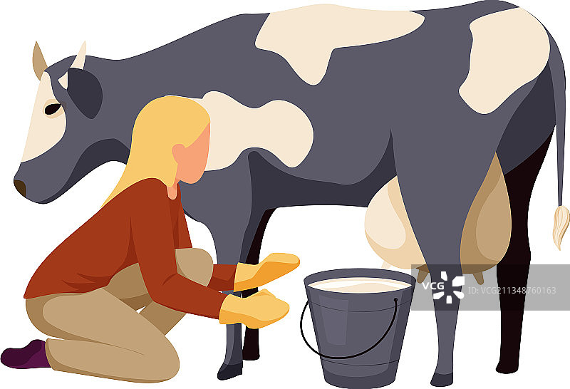 农场扁平图标图片素材