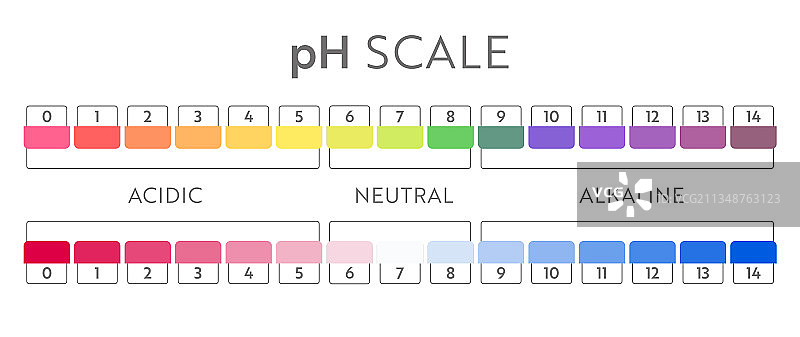 PH值比例图图片素材