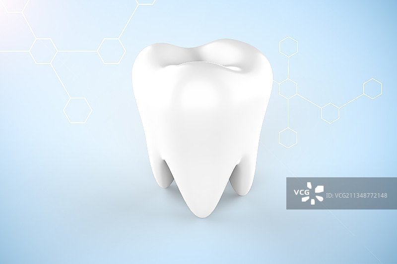 牙齿3D概念图片素材