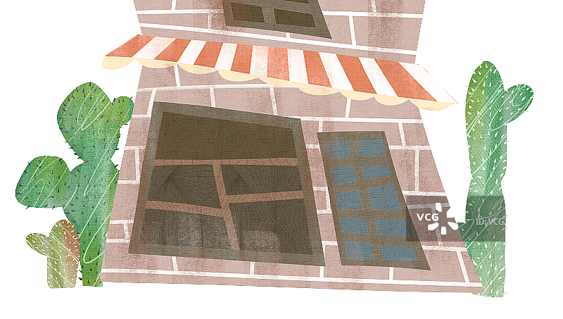 房屋插画元素图片素材