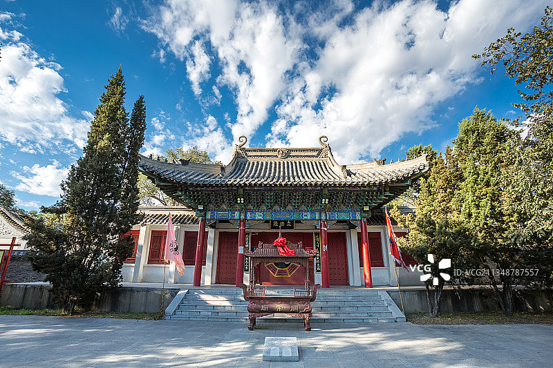 齐齐哈尔龙沙公园三清殿图片素材
