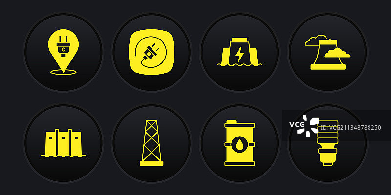 水电站核电站场景图片素材