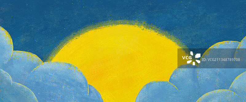 一轮明月背景图片素材