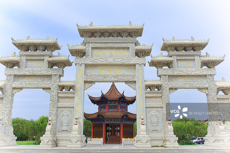 山东德州齐河县定慧寺图片素材