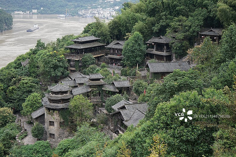 2020年9月湖北宜昌三峡人家图片素材