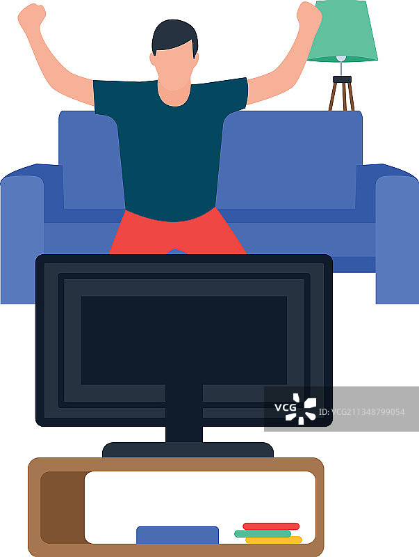 看电视图片素材