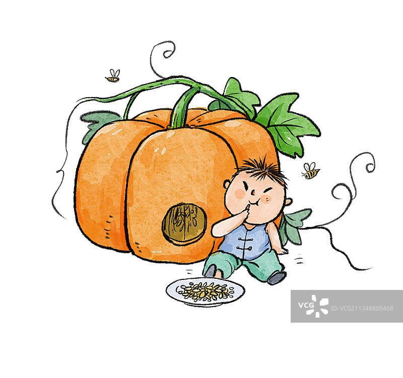 南瓜娃娃图片素材