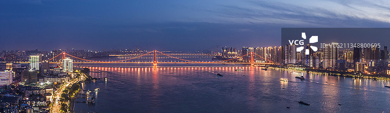 鹦鹉洲长江大桥图片素材