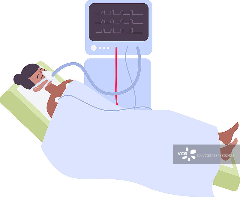 扁平风新型冠状病毒图标图片素材