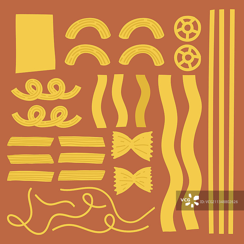 各种面食的特写镜头图片素材