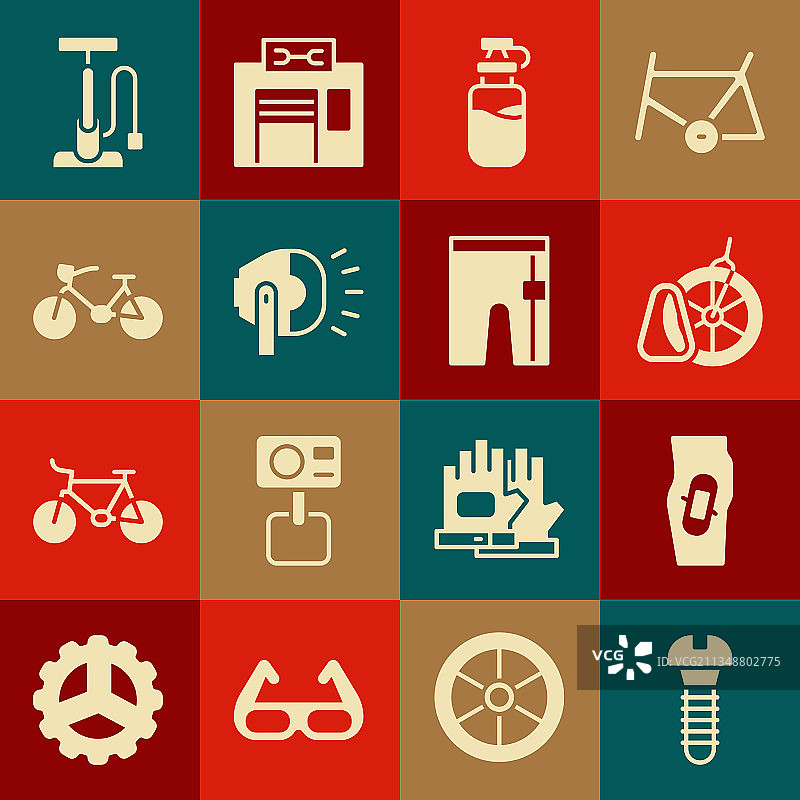 金属螺丝、腿部石膏和自行车图片素材