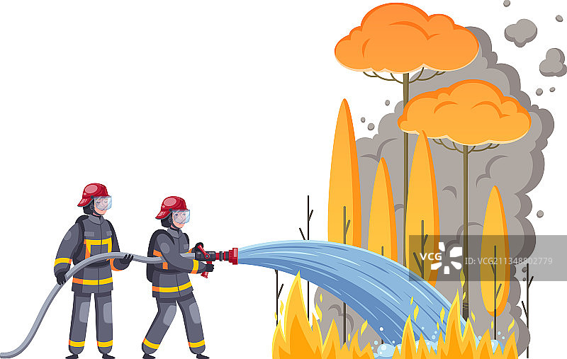 消防员卡通图片素材