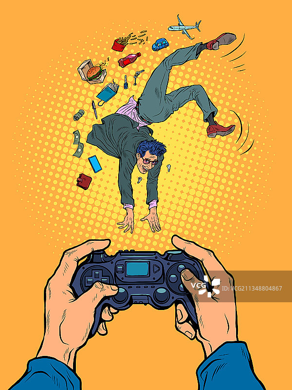 为记忆拍照的商人图片素材