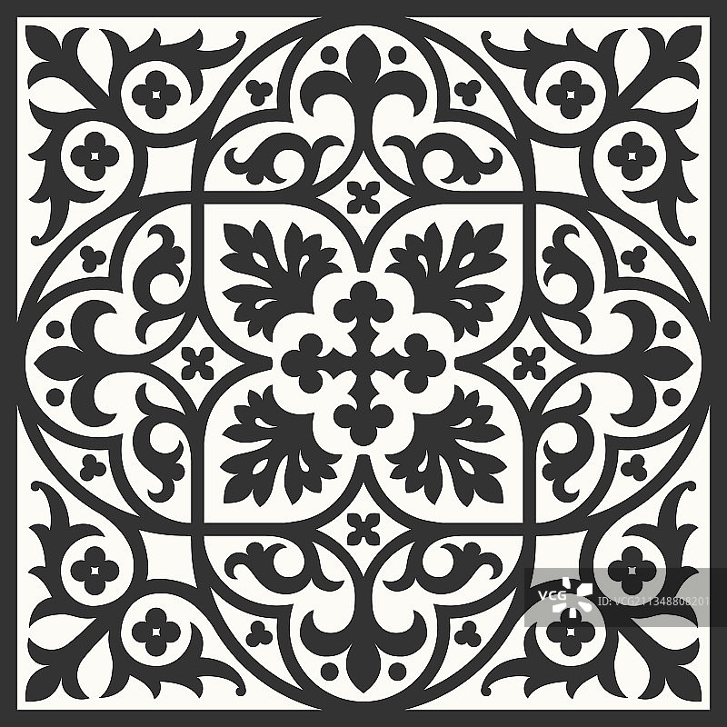 葡萄牙瓷砖azulejo设计图片素材